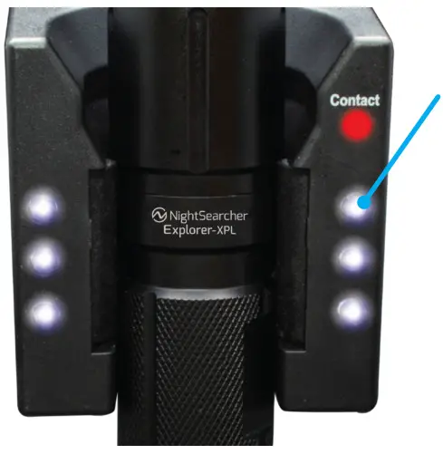 NightSearcher Explorer XPL Flashlight - EMERGENCY LEDS