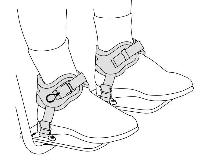 Ankle Huggers FT240 Side Release Bukle with Adjustable Mounting