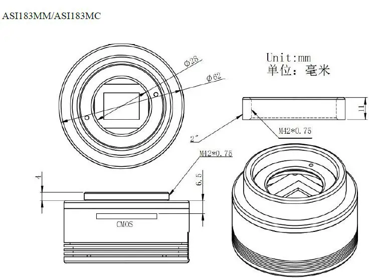 ZWO ASI183MM Pro Mono Camera FIG 22
