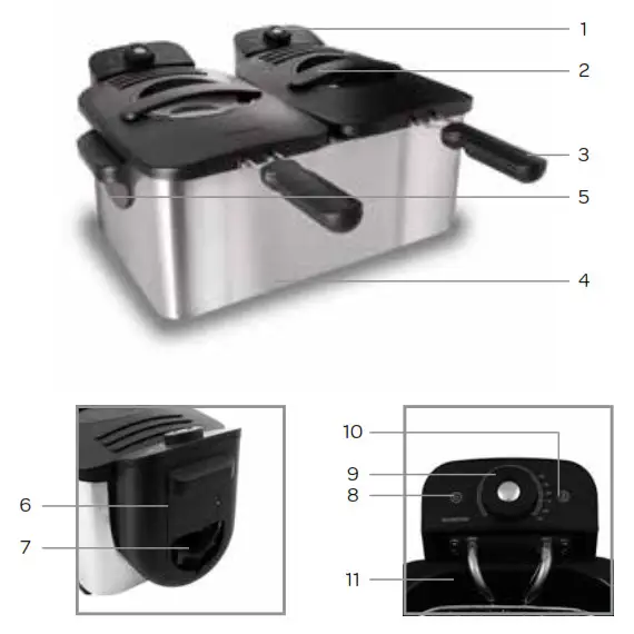 INVENTUM GF461 Cold Zone Fryer- appliance description