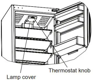 SHARP SJ-LC11CTXIF-EU Boots Kitchen Fridge - Thermostat