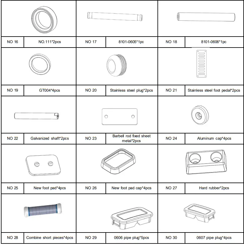 FRENCH FITNESS FFN PLHLP Napa PL Iso Lateral Rowing - packaging 1