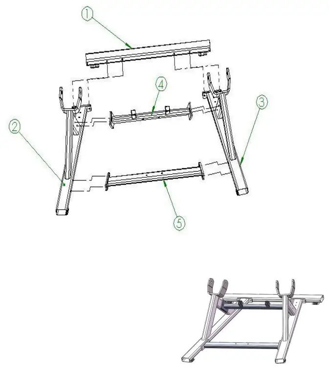 FRENCH FITNESS FFN PLHLP Napa PL Iso Lateral Rowing - packaging 4