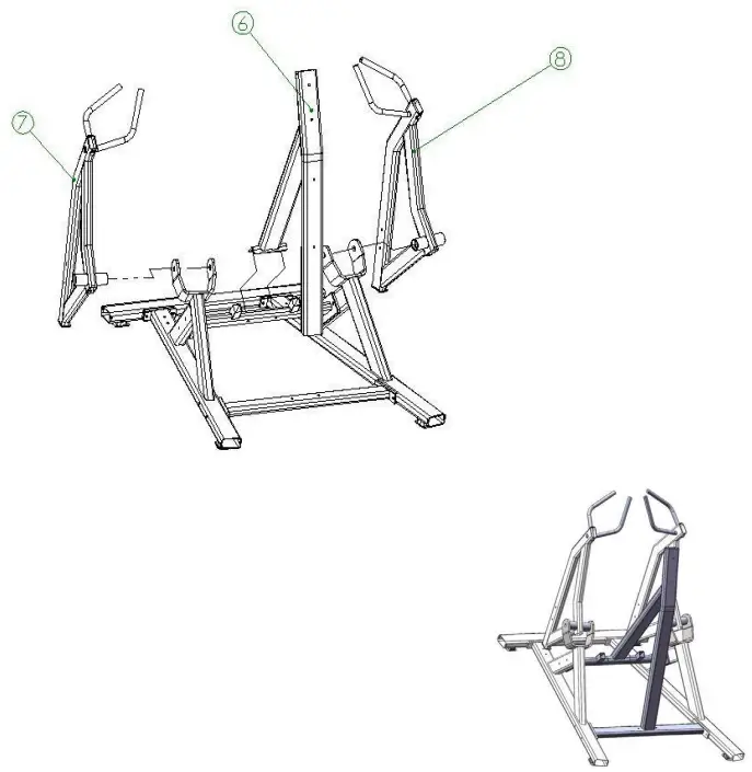 FRENCH FITNESS FFN PLHLP Napa PL Iso Lateral Rowing - packaging 5