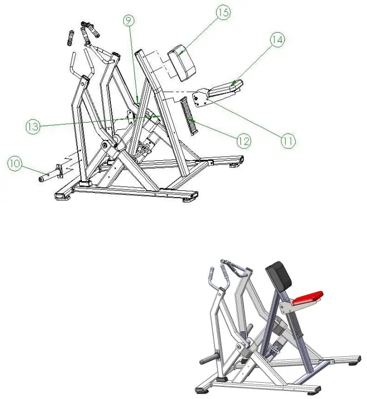 FRENCH FITNESS FFN PLHLP Napa PL Iso Lateral Rowing - packaging 6