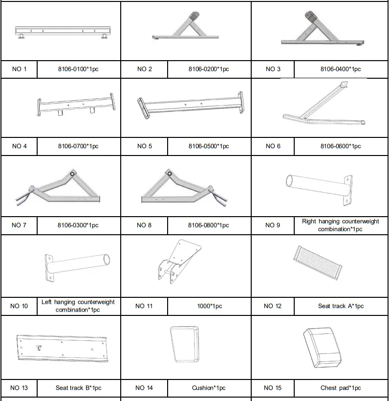 FRENCH FITNESS FFN PLHLP Napa PL Iso Lateral Rowing - packaging