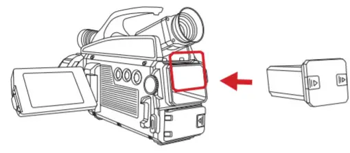 ICI GAS DETECTIR Series Gas Leak Detection Camera - Battery Installation