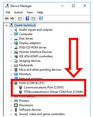 QUARK-ELEC QK A033 Bi Directional WIFI USB NMEA 0183 Multiplexer - Checking the USB connection