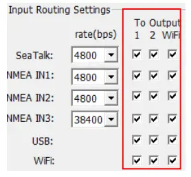 QUARK-ELEC QK A033 Bi Directional WIFI USB NMEA 0183 Multiplexer - Routing data
