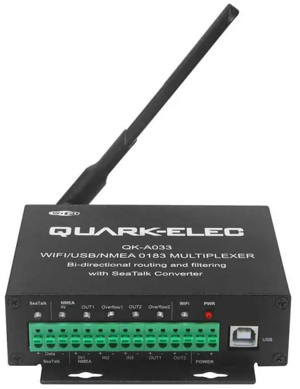 QUARK-ELEC QK A033 Bi Directional WIFI USB NMEA 0183 Multiplexer