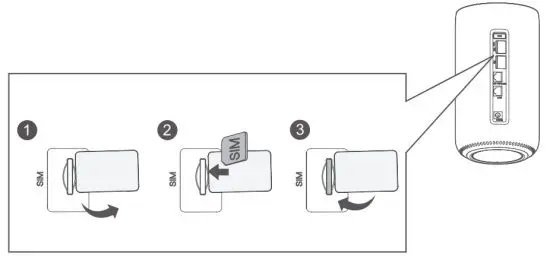 TCL HH500E 5G CPE Linkhub Smartphone Dual Band WiFi Router - Insert a SIM