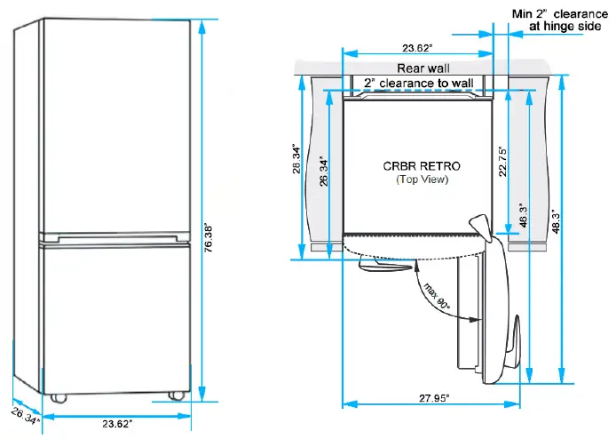 iio RR1 CRBR-2412 Refrigerator fig 5
