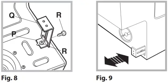 Inserting the machine into the Cabinet.