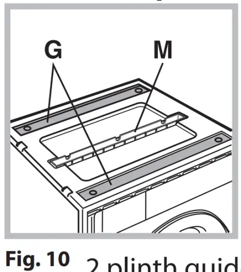 Accessories provided for the height adjustment.