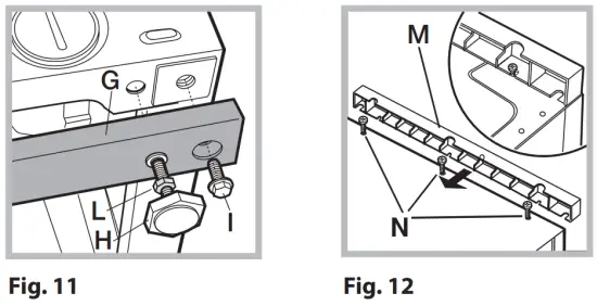 Adjusting the appliance height