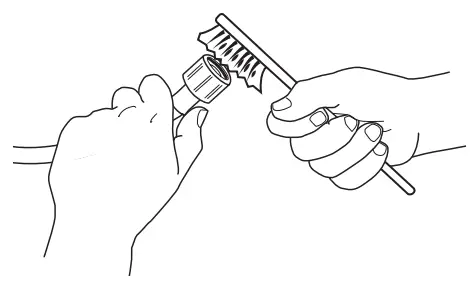 CLEANING THE MESH FILTERS