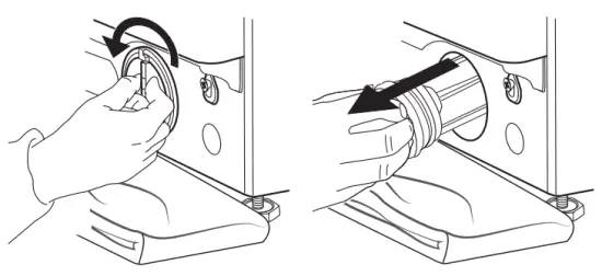 CLEANING THE WATER FILTER