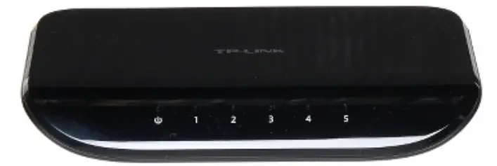 DELTA TL SG1005D 8 Port Gigabit Desktop Switch - Front view
