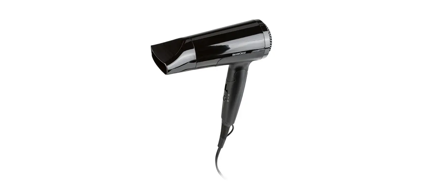 Silvercrest Srh 1600 A1 Travel Hairdryer Instruction Manual