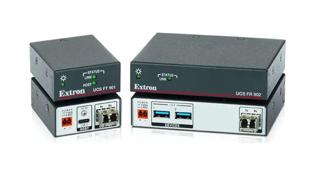 Extron Ucs Ft 901 Fiber Optic Superspeed Usb Extenders User Guide