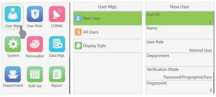 ZKTeco BMB10-VL Face Thumb RFID Attendance Machine-fig11