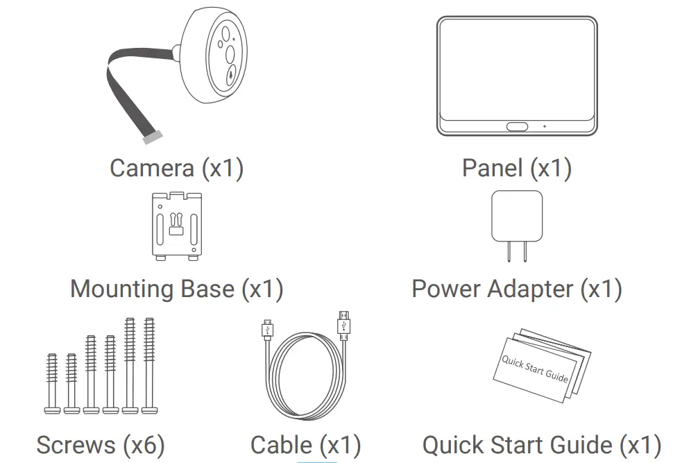 EZVIZ CS DP1C Wire Free Smart Door Viewer - fig