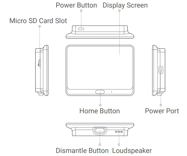 EZVIZ CS DP1C Wire Free Smart Door Viewer - panel