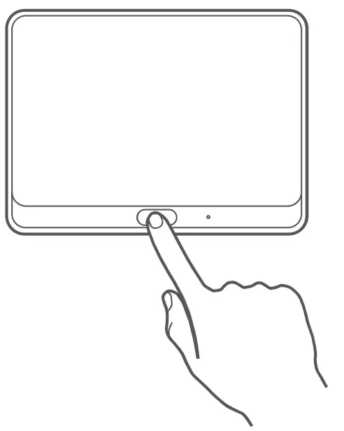 EZVIZ CS DP1C Wire Free Smart Door Viewer - power button 2