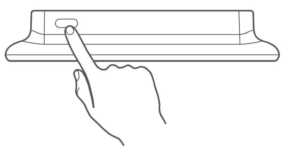 EZVIZ CS DP1C Wire Free Smart Door Viewer - power button