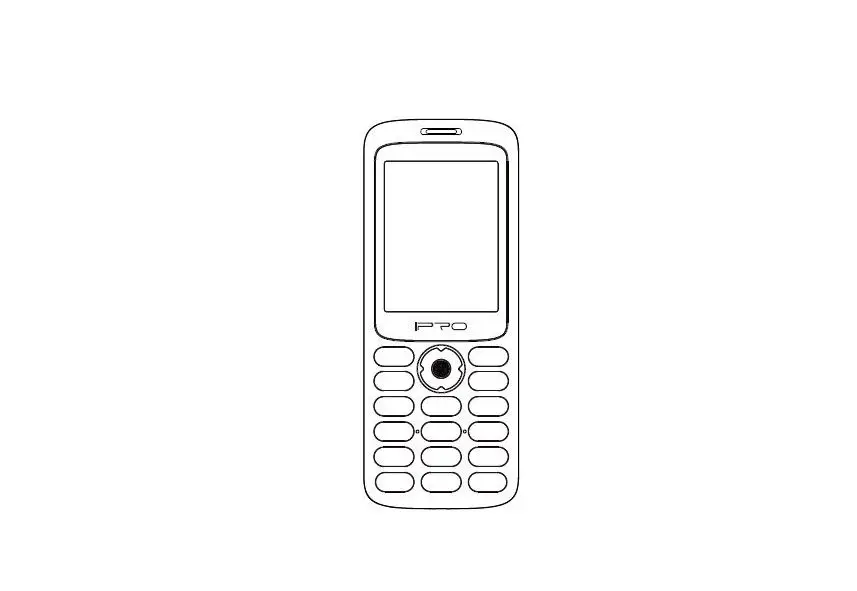 Ipro A16 2.4inch Latest Slim Bar Type Cellular Phone With Sim Card User Guide