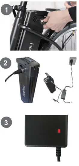 heybike 1629616095 Folding Electric Bike Fat Tire Mars - Charge 2