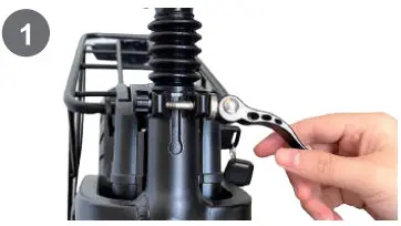 heybike 1629616095 Folding Electric Bike Fat Tire Mars - open