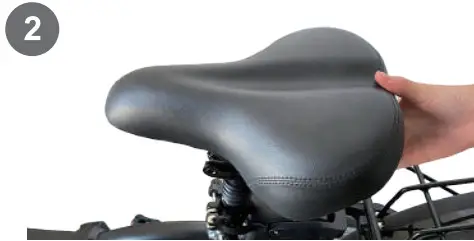 heybike 1629616095 Folding Electric Bike Fat Tire Mars - seatpost