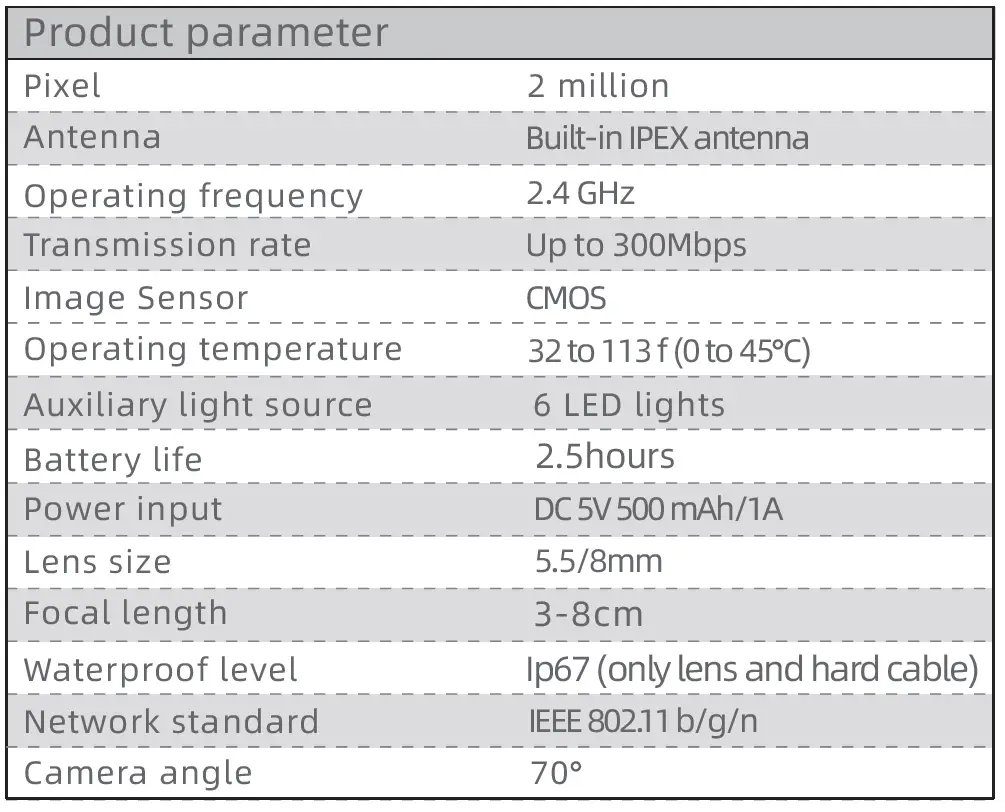 inskam- ALS100- WiFi -Industrial- Endoscope -6