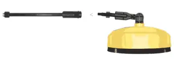 WILKS USA RX545i Electric Pressure Washer - Accessory connections 2