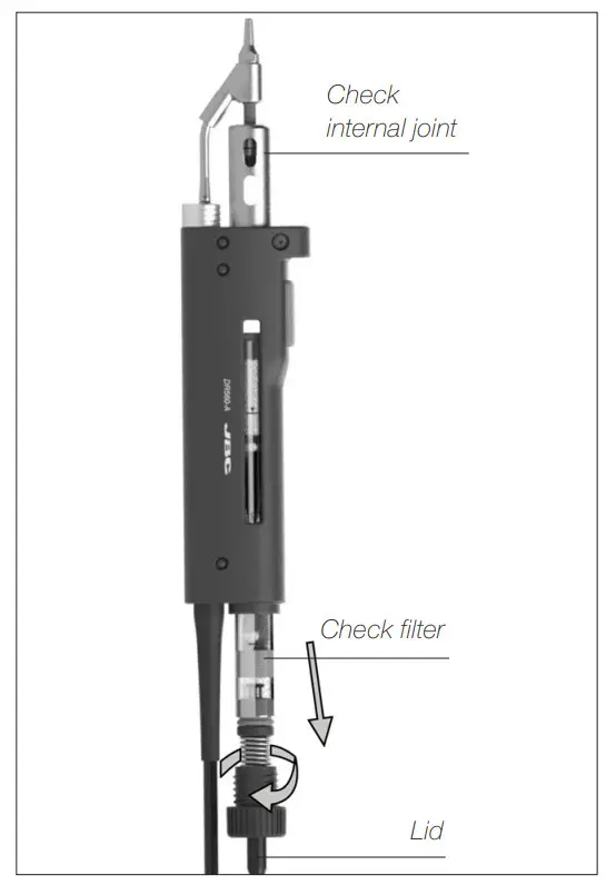 JBC DDSE 9QC (100 V) 2-Tool DDU Desoldering Station - figure 16