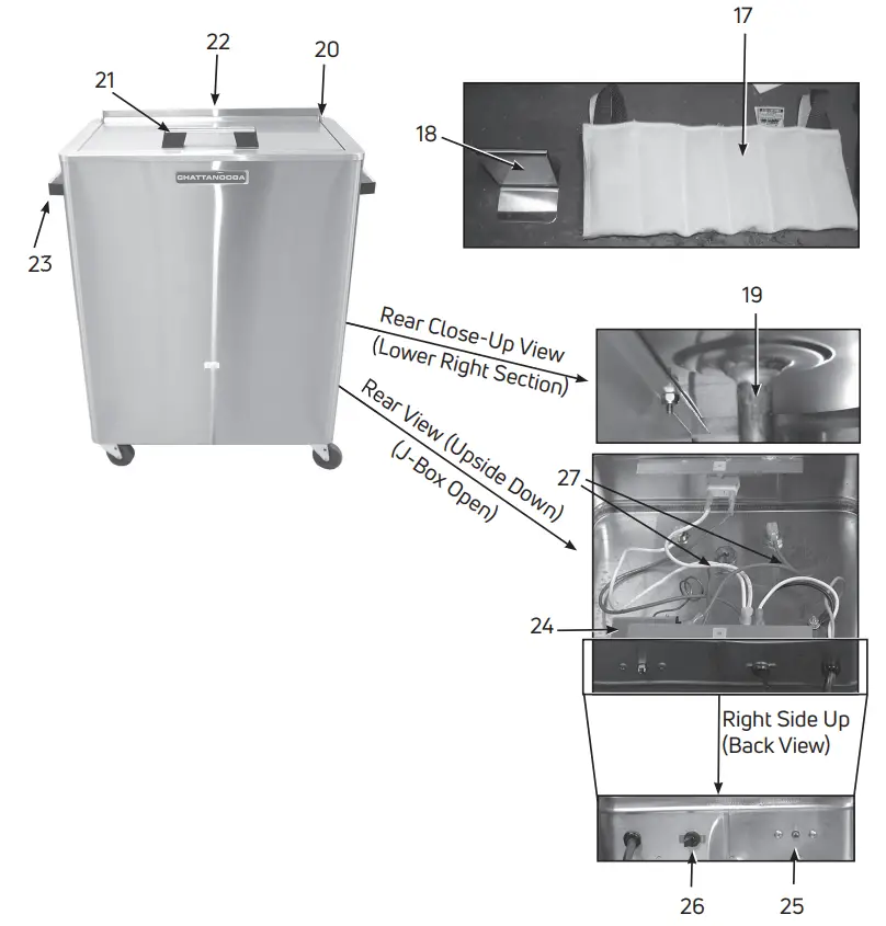 chattanooga M2 Hydrocollator Hot Pack Heating Units - fig3