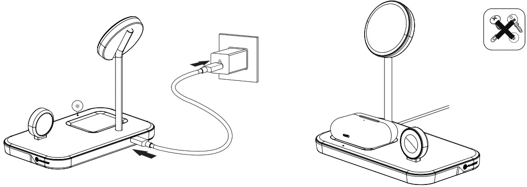 ALOGIC 555132 MagSpeed 3-In-1 Wireless 15W Charging Station - fig3