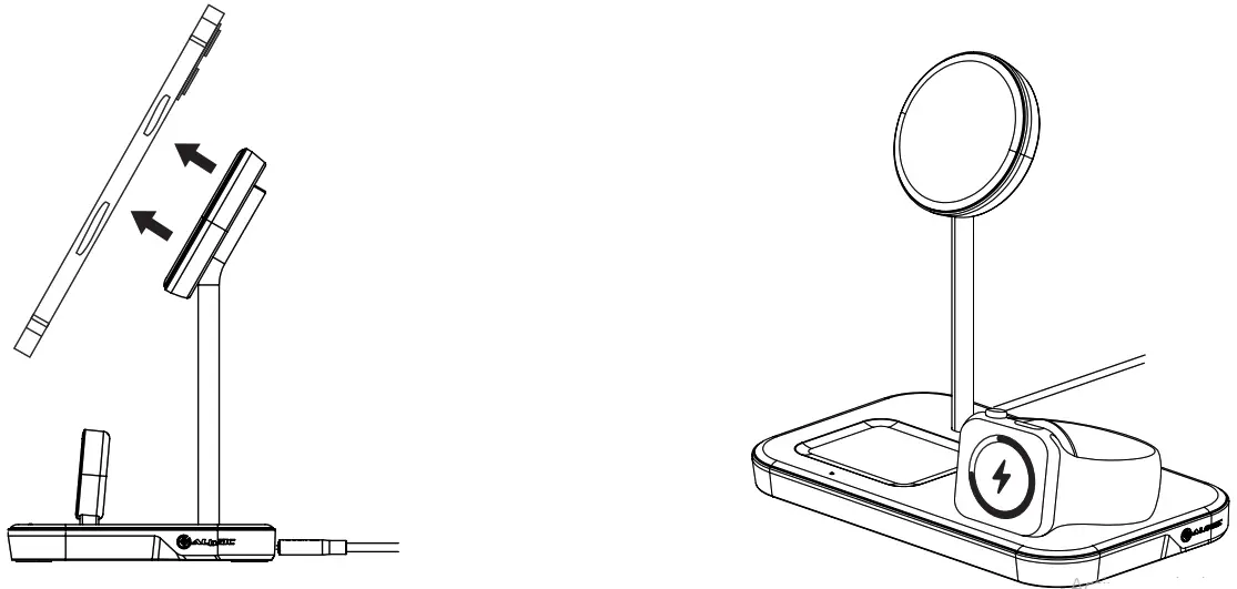 ALOGIC 555132 MagSpeed 3-In-1 Wireless 15W Charging Station - fig4