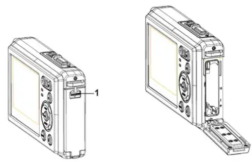 BELL HOWELL WP20 Splash3 20 Mega Pixels Waterproof Underwater Digital Camera - Inserting the Memory Card
