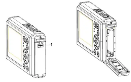 BELL HOWELL WP20 Splash3 20 Mega Pixels Waterproof Underwater Digital Camera - Installing the Battery