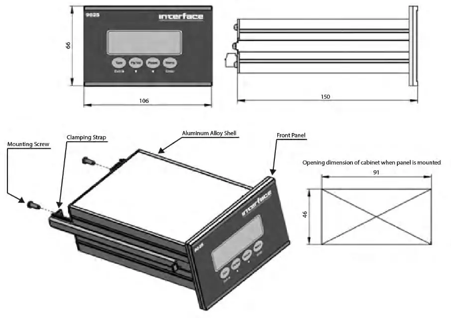 interface 9825 General Purpose Indicator - Storage