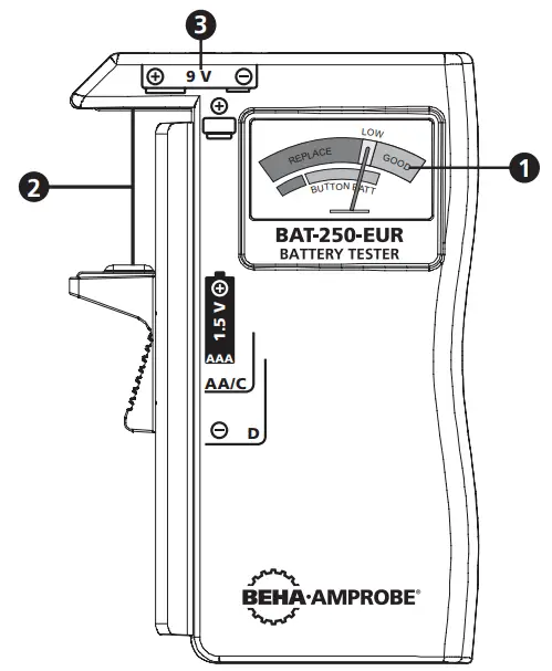 BEHA-AMPROBE-BAT-250-EUR-Battery-Tester-fig-1
