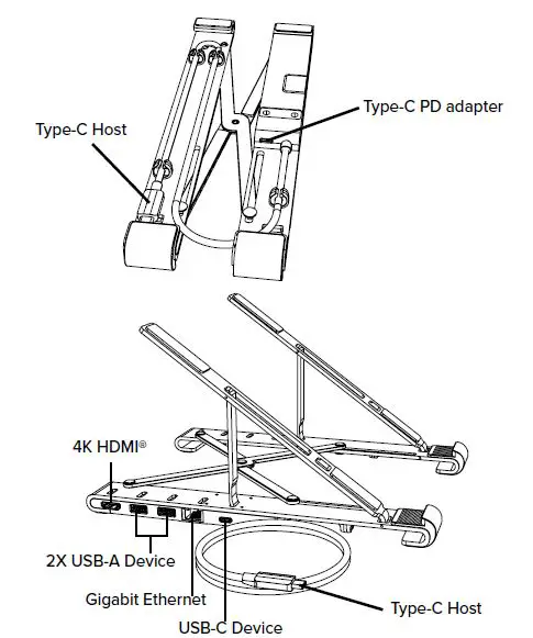 Targus-AWU1000-Portable-Laptop-Stand+Integrated-Dock-fig-2