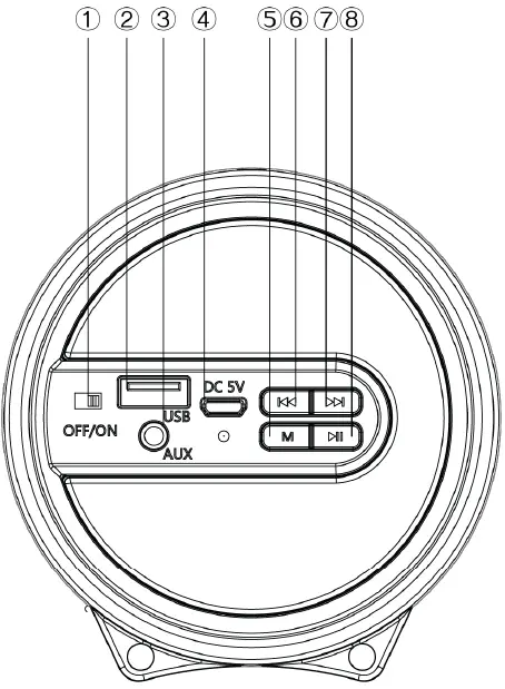 AXESS-SPBL1043-Mini-Portable-Bluetooth-Speaker-product