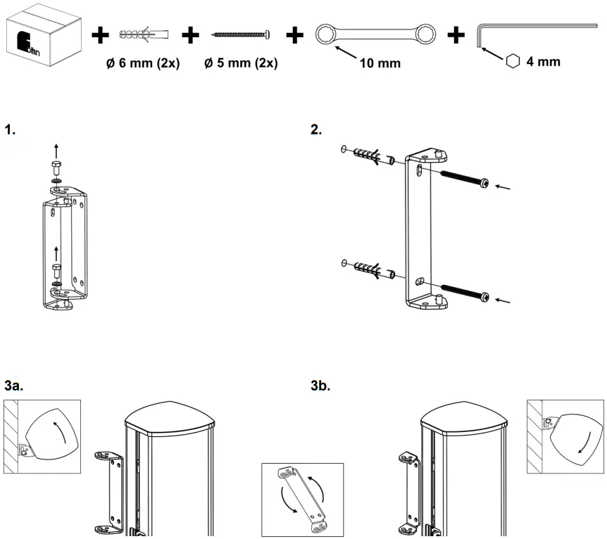 Fohhn WS 6 Wall Bracket - Parts