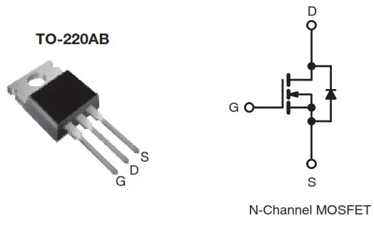 VISHAY IRL510 Power MOSFET - 1