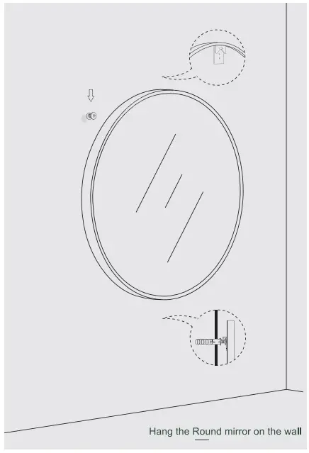 NEUTYPE Circle Large Mirror-fig12