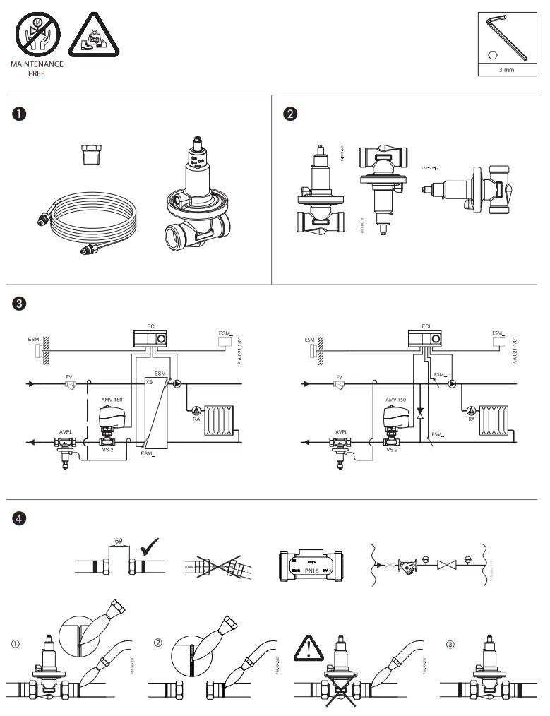 Danfoss AVPL-F Pressure Control Valve - Fig 1