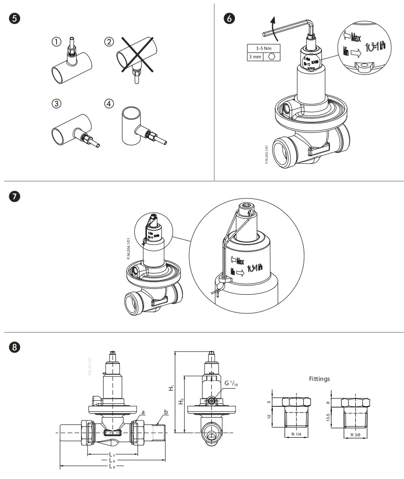 Danfoss AVPL-F Pressure Control Valve - Fig 2